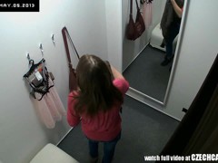 Agreeable Czech Legal Age Teenager Snooped in Changing Room!