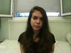 Shy french non-professional 19yo legal age teenager 1st anal