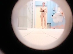 Spying on young girls in the public shower - PornZog Free Porn Clips