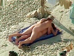 Couple Caught on Camera Having Sex on The Beach - PornZog Free Porn Clips